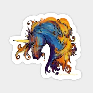 Sunset Unicorn Sticker